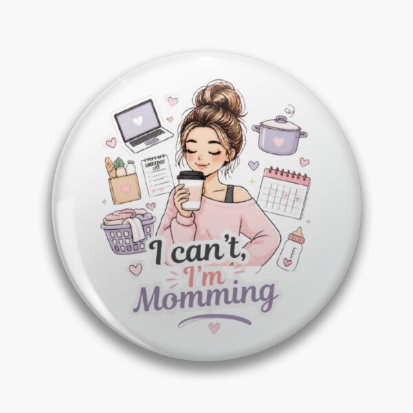 Item preview, Busy mom mode: activated-Funny Busy Mom– Busy Mom Mode: Activated” | Cute Pastel Aesthetic designed and sold by Glow & Grow.
