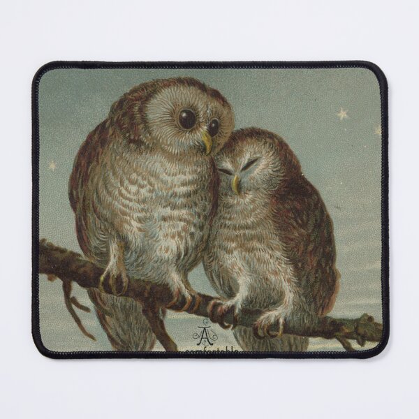 Item preview, Victorian Christmas Owls designed and sold by forgottenbeauty.