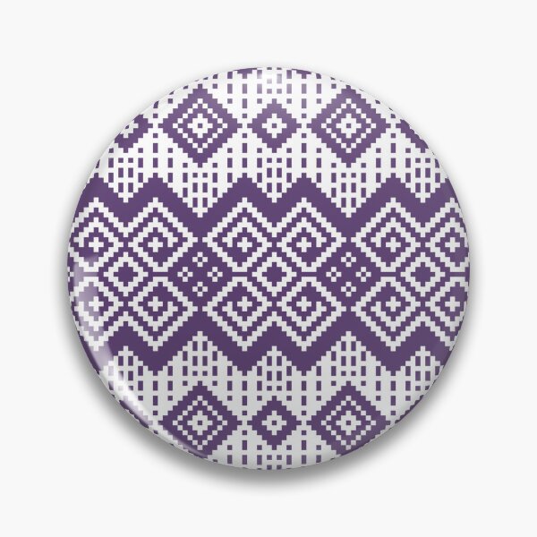 Item preview, Purple Pixel Art Traditional Ethnic Pattern designed and sold by Tanapan2529.