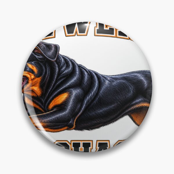 Item preview, Rottweilers Play Chase Me – Running Rottweiler Dog Design designed and sold by LnsCreations.