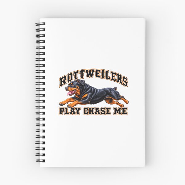Item preview, Rottweilers Play Chase Me – Running Rottweiler Dog Design designed and sold by LnsCreations.