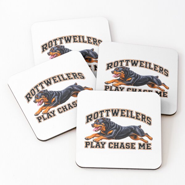 Item preview, Rottweilers Play Chase Me – Running Rottweiler Dog Design designed and sold by LnsCreations.