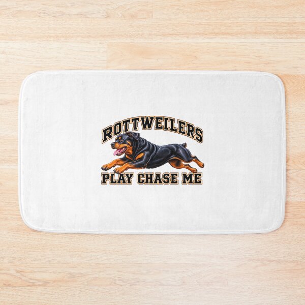 Item preview, Rottweilers Play Chase Me – Running Rottweiler Dog Design designed and sold by LnsCreations.