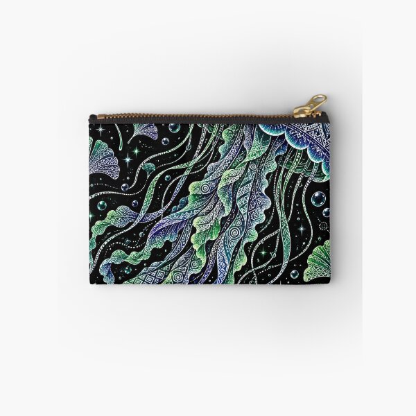 Item preview, Ginkgo Jellyfish Cosmic Batik  designed and sold by scicilysimonee.