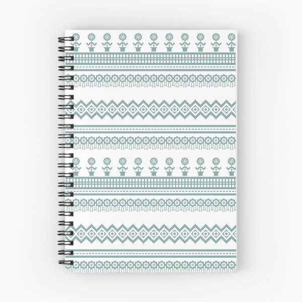 Item preview, Floral Pixel Art Traditional Ethnic Pattern designed and sold by Tanapan2529.