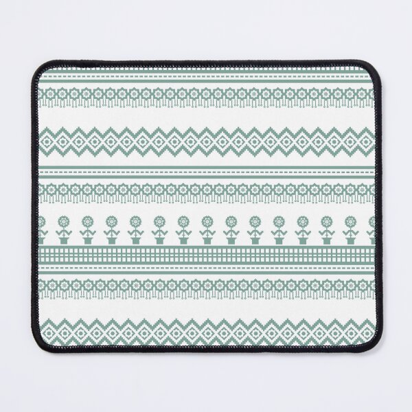 Item preview, Floral Pixel Art Traditional Ethnic Pattern designed and sold by Tanapan2529.