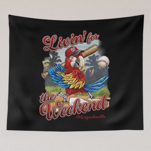 Item preview, Washington Nationals - Livin' For The Weekend - Margaritaville designed and sold by ismaelgeme.