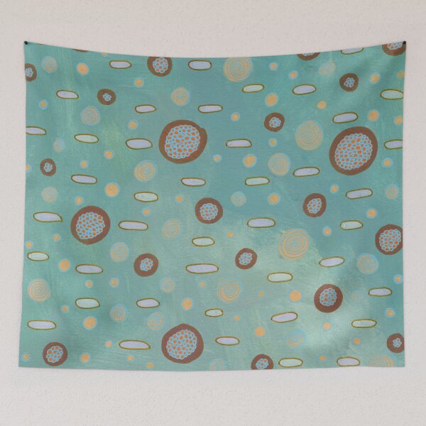 Item preview, Turquoise Oasis designed and sold by anahallart.
