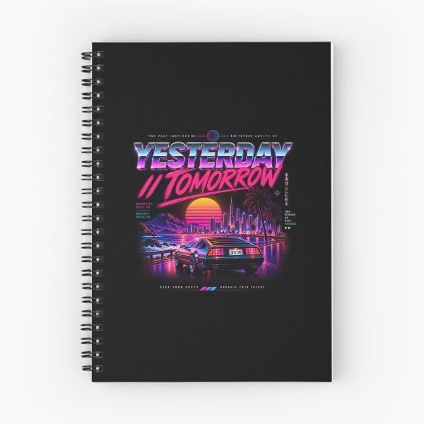 Item preview, Yesterday Tomorrow – Retro Futuristic Neon Aesthetic designed and sold by ZoomTaDesign.
