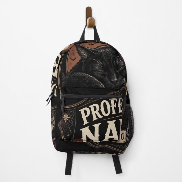 Item preview, Professional Napper Black Cat Halloween Gothic Engraving designed and sold by RoyesButler.