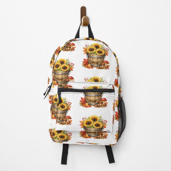 Item preview, Watercolor Autumn Sunflowers, Berries and Mushrooms designed and sold by silviaol.