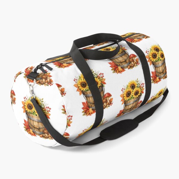 Item preview, Watercolor Autumn Sunflowers, Berries and Mushrooms  designed and sold by silviaol.