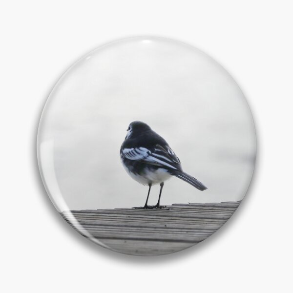 Item preview, Wagtail on a pier designed and sold by Marju Rose.