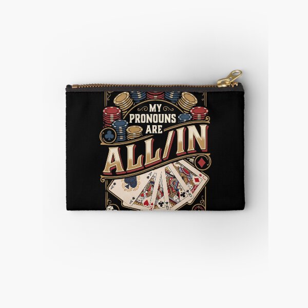 Item preview, My Pronouns are All in Funny Poker Player Card Table designed and sold by nryum.