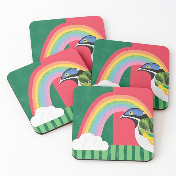 Item preview, Rainbow bird designed and sold by Design-Unicorn.