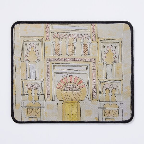 Item preview, Great Mosque of Córdoba Watercolor Sketch designed and sold by LemonJulesArt.