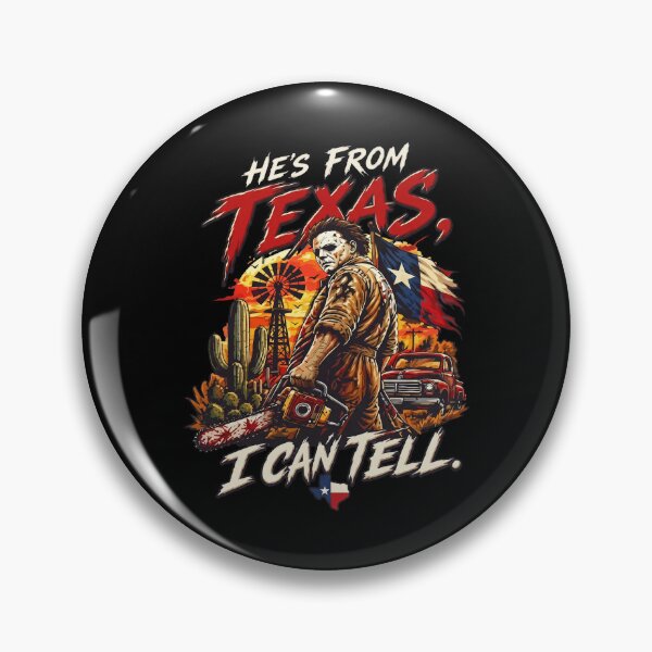 Item preview, Leatherface - Michael Myers - He’s From Texas I Can Tell - Halloween 2026 designed and sold by ismaelgeme.