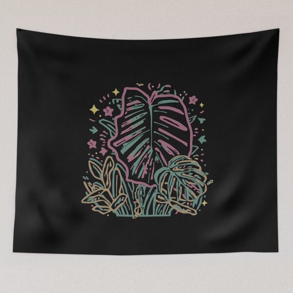 Item preview, Monstera & Tropical Leaves Botanical Magical Houseplant  designed and sold by HYPNK.