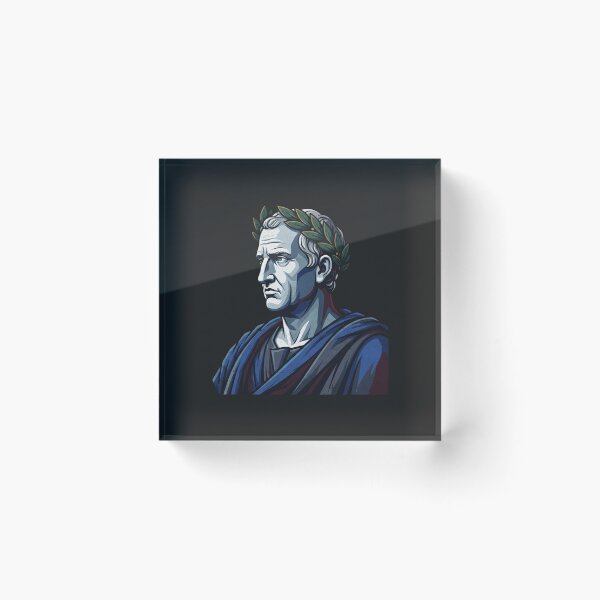 Item preview, Julius Caesar Roman Emperor Laurel Wreath Portrait designed and sold by Owcomm.