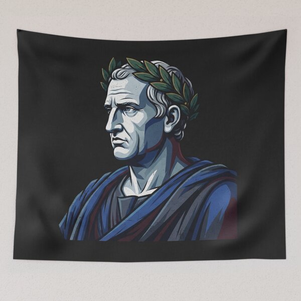 Item preview, Julius Caesar Roman Emperor Laurel Wreath Portrait designed and sold by Owcomm.