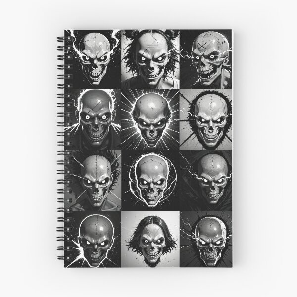Item preview, B&W Skulls - Anime, manga, designed and sold by 4gottenlore.