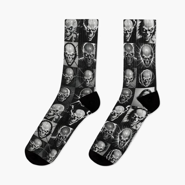 Item preview, B&W Skulls - Anime, manga, designed and sold by 4gottenlore.