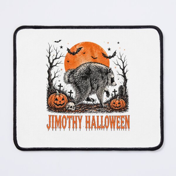 Item preview, Funny Jimothy Halloween Raccoon Retro Spooky Moon designed and sold by DYAFLK.