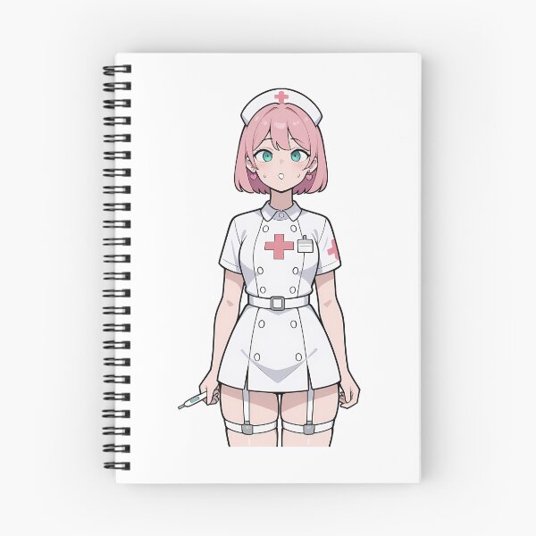 Item preview, Pink Nurse Hospital Pinup Ecchi Boudoir Set designed and sold by DegenMerch.