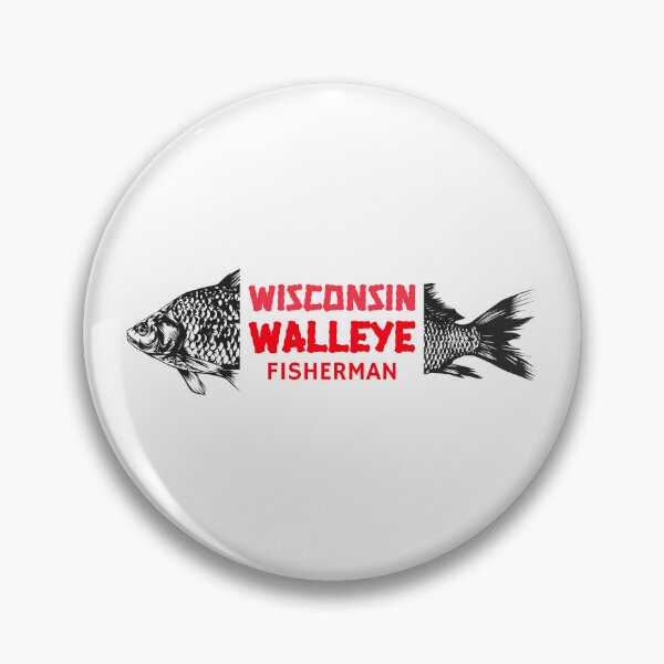Item preview, WISCONSIN WALLEYE FISHERMAN designed and sold by JamiesLocker.