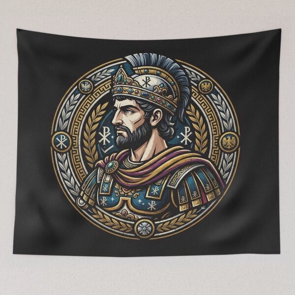 Item preview, Emperor Constantine The Great Golden Profile Portrait designed and sold by Owcomm.