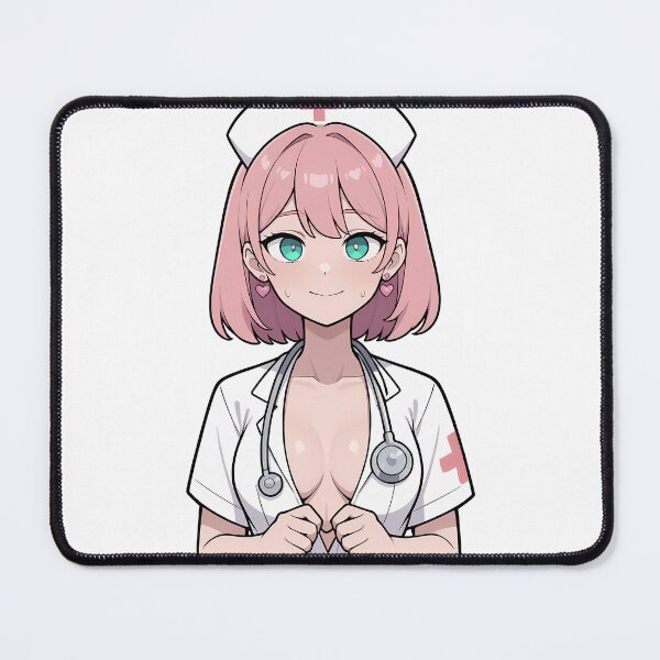 Item preview, Pink Nurse Hospital Pinup Ecchi Boudoir Set designed and sold by DegenMerch.