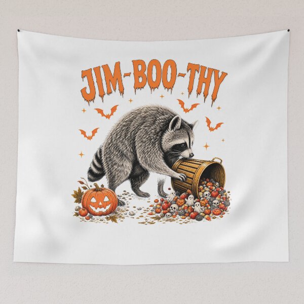 Item preview, Funny Jim-Boo-Thy Raccoon Vintage Halloween Candy designed and sold by DYAFLK.