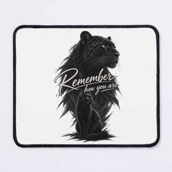 Item preview, Remember Who You Are – Black Cat & Panther Spirit designed and sold by GraphiteRealm.