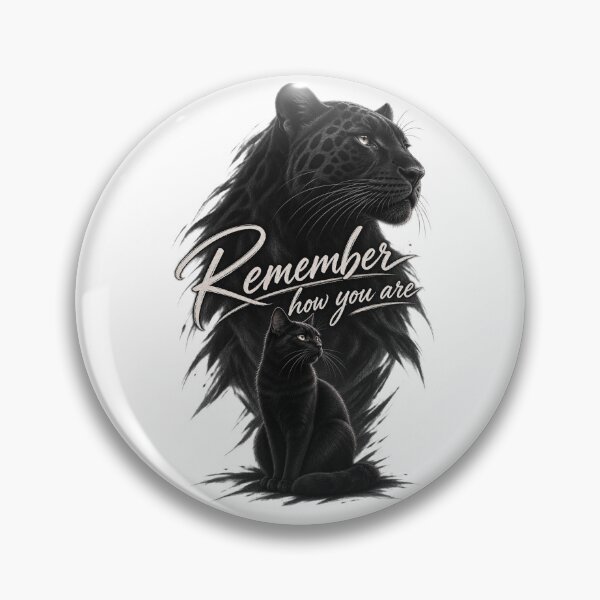 Item preview, Remember Who You Are – Black Cat & Panther Spirit designed and sold by GraphiteRealm.