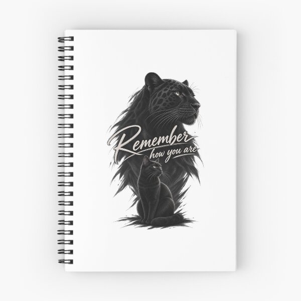 Item preview, Remember Who You Are – Black Cat & Panther Spirit designed and sold by GraphiteRealm.