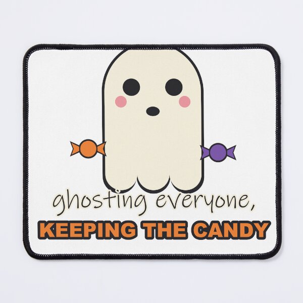 Item preview, Ghosting Everyone, Keeping the Candy - Cute Ghost Halloween designed and sold by BooAndBloomCo.