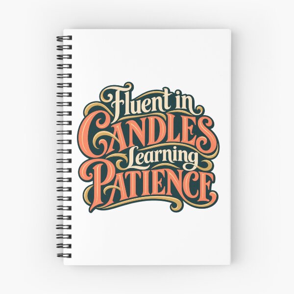 Item preview, Fluent in Candles Learning Patience Art Nouveau Trader designed and sold by VolatilityEdge.