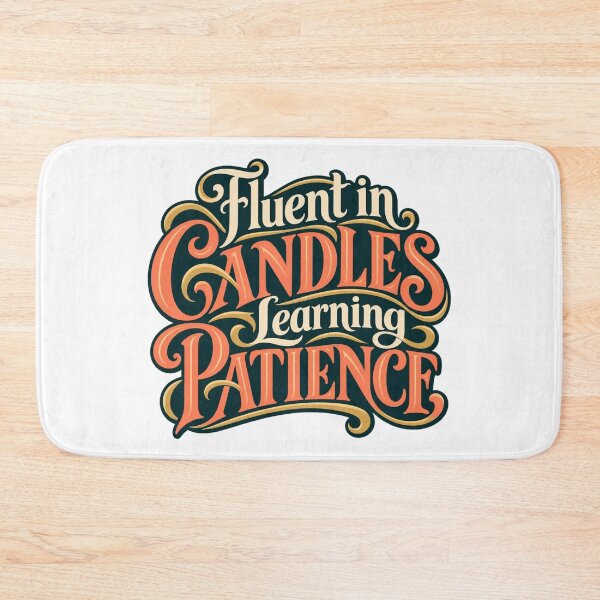 Item preview, Fluent in Candles Learning Patience Art Nouveau Trader designed and sold by VolatilityEdge.
