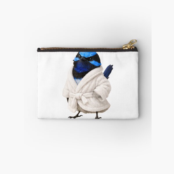 Item preview, Cozy Superb Fairy-Wren in a Bathrobe designed and sold by Sillytoe.