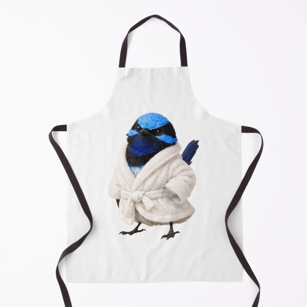 Item preview, Cozy Superb Fairy-Wren in a Bathrobe designed and sold by Sillytoe.