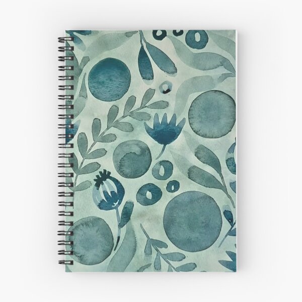 Item preview, Blue-Green Leafy Abstract, Vintage designed and sold by Vintage-Lady65.