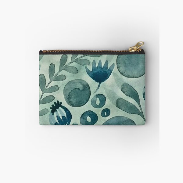 Item preview, Blue-Green Leafy Abstract, Vintage designed and sold by Vintage-Lady65.