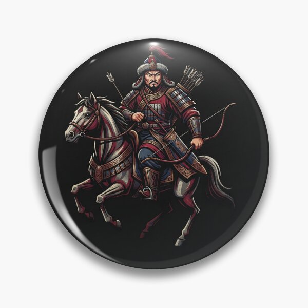 Item preview, Genghis Khan Horseback Warrior Mongolian Emperor designed and sold by Owcomm.