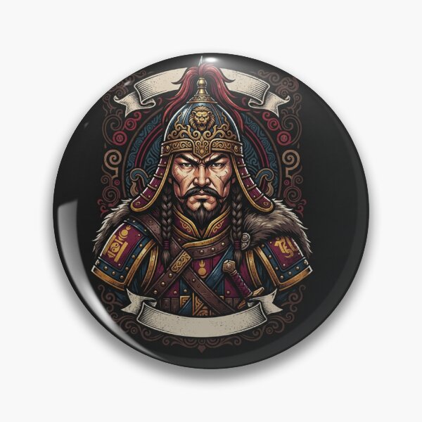 Item preview, Genghis Khan Mongolian Warrior Portrait designed and sold by Owcomm.
