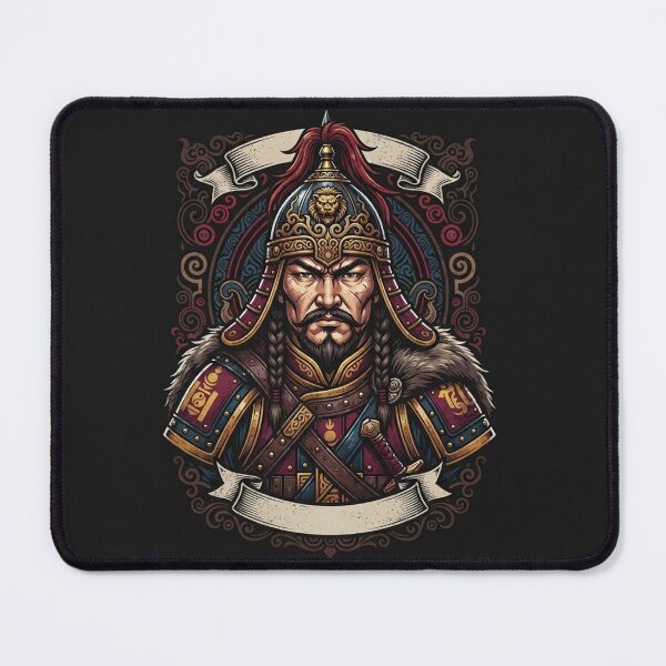 Item preview, Genghis Khan Mongolian Warrior Portrait designed and sold by Owcomm.