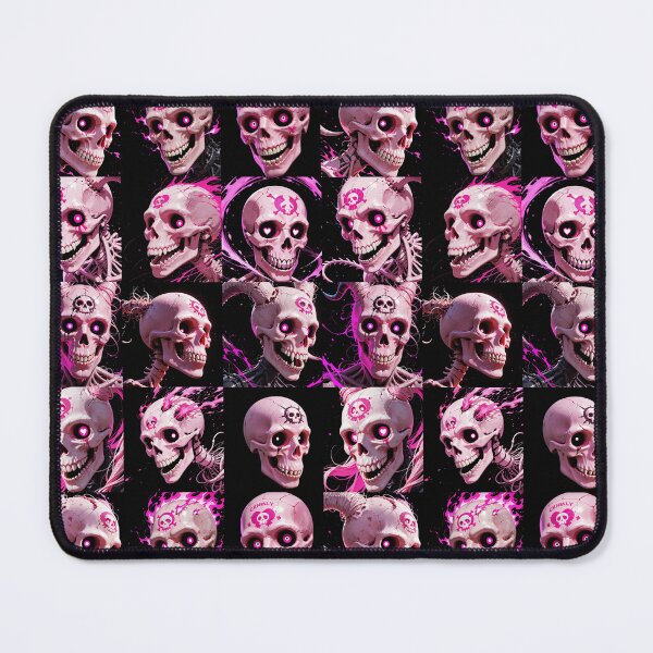 Item preview, Pink screaming Skulls - Anime, manga, designed and sold by 4gottenlore.