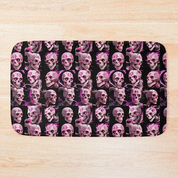 Item preview, Pink screaming Skulls - Anime, manga, designed and sold by 4gottenlore.