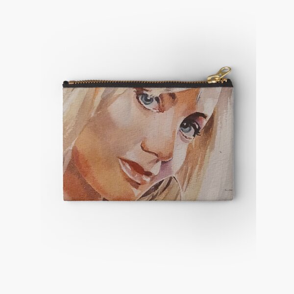 Item preview, Watercolor Portrait of a Beautiful Blonde Woman designed and sold by SlavaArt.