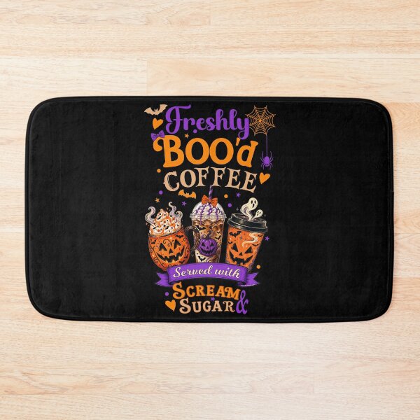Item preview, Funny Halloween | Freshly boo'd Coffee Served With Scream and Sugar | Retro Style | Barista Spooky Gift designed and sold by Made by Tamar.