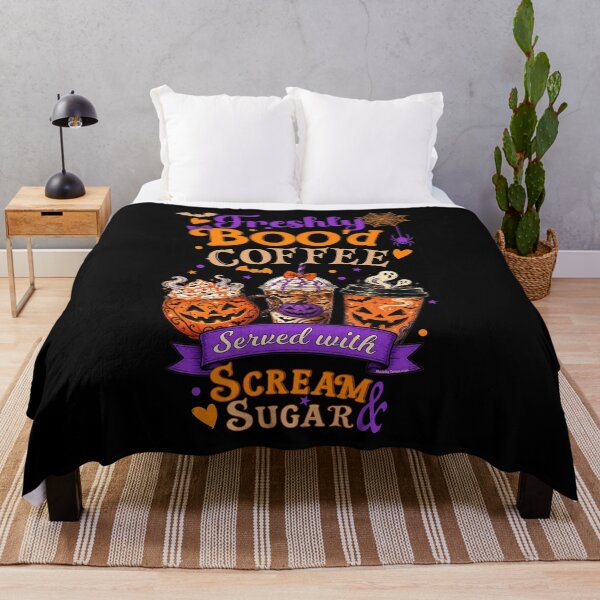 Item preview, Funny Halloween | Freshly boo'd Coffee Served With Scream and Sugar | Retro Style | Barista Spooky Gift designed and sold by Made by Tamar.